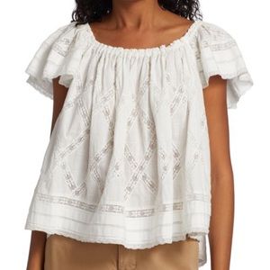 The Great. The West Top - White Eyelet